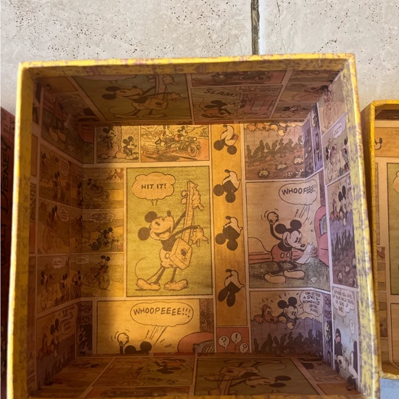 RARE BRAND NEW Set of 3 Disney boxes made by SEMIKOLON - Picture 7 of 12